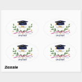 Afstuderen Stickers Victory Embleem (Vel)