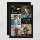 Afstuderen Stijlvolle klasse Jaar 5 Aangepaste kle Aankondiging (Voorkant / Achterkant)