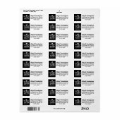 Afstuderen Stijlvolle Klasse Jaar Aangepaste Kleur Etiket (Full Sheet)