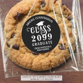 Afstuderen Stijlvolle Klasse Jaar Aangepaste Kleur Ronde Sticker