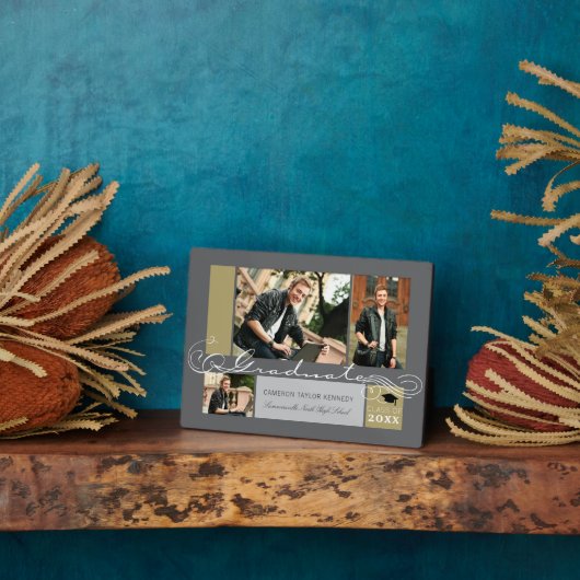 Afstuderen stijlvolle scrollers 3 Foto Afstuderen Fotoplaat (Zijkant)