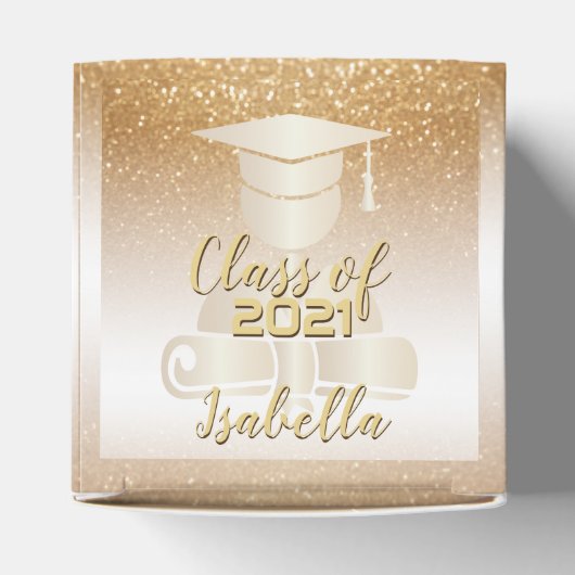 Afstuderen student - Klasse van 20XX Bedankdoosjes (Bovenkant)