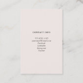 Afstuderen Student School Netwerken Moderne foto Visitekaartje (Achterkant)