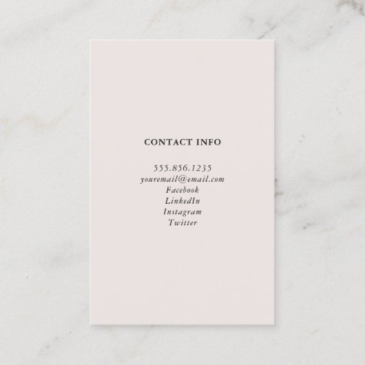 Afstuderen Student School Netwerken Moderne foto Visitekaartje (Achterkant)