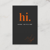 Afstuderen Student School Networking Modern Visitekaartje (Voorkant)