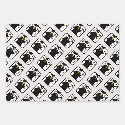 Afstuderen Studenten Afstuderen Inpakpapier Vel (Voorkant 3)