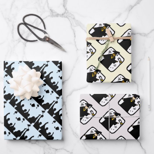 Afstuderen Studenten Afstuderen Inpakpapier Vel (Voorkant)