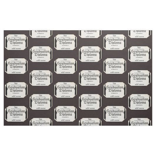 Afstuderen studenten met vast all Diploma Stof (Yard (91,4 cm))