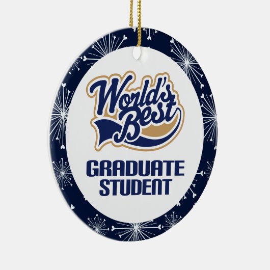 Afstuderen studentenkornament keramisch ornament (Rechts)