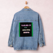 Afstuderen Succes Vrouwen Denim Jacket (Hangar)