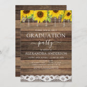 Afstuderen Sunflower Rustic Farmhouse 2022 Kaart (Voorkant / Achterkant)