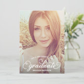 AFSTUDEREN SWEET | INSCHRIJVING VAN DE GRADUATIEPA KAART (Staand voorkant)