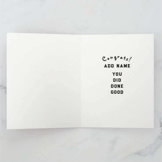 Afstuderen SWimmer Swim Team Kaart (Binnen)