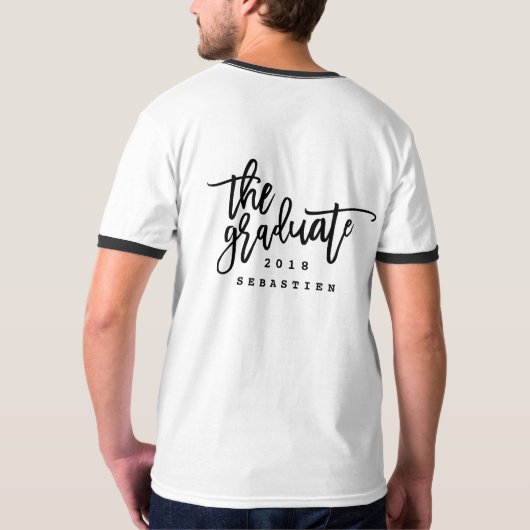 afstuderen T-shirt (Achterkant volledig)