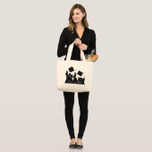 Afstuderen T-shirts en geschenken Grote Tote Bag (Voorkant (model))