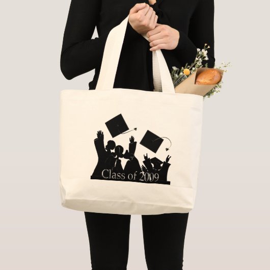 Afstuderen T-shirts en geschenken Grote Tote Bag (Voorkant (product))