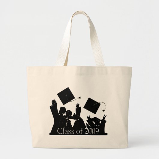 Afstuderen T-shirts en geschenken Grote Tote Bag (Voorkant)