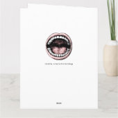 Afstuderen tandheelkunde kaart (Achterkant)