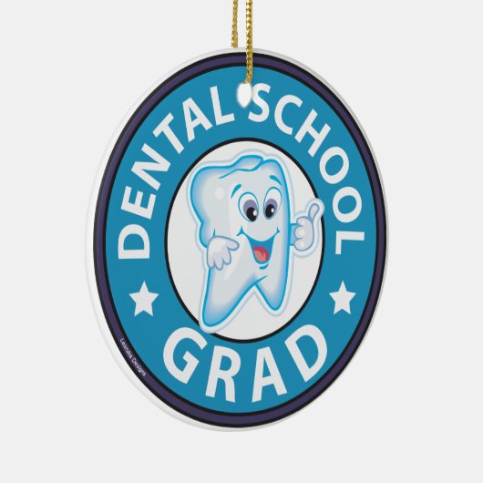 Afstuderen tandheelkunde keramisch ornament (Rechts)