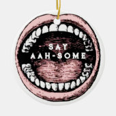 Afstuderen tandheelkunde keramisch ornament (Voorkant)