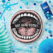 Afstuderen tandheelkunde papieren bordje (Feest)