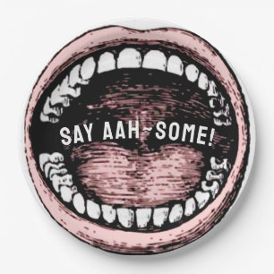 Afstuderen tandheelkunde papieren bordje