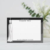 Afstuderen Tassel Black Ombre Bedankt (Staand voorkant)