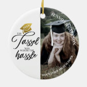 Afstuderen Tassel was de moeite waard Keramisch Ornament (Achterkant)