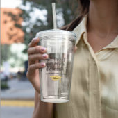 Afstuderen Tassel Worth the Hassle Personalized Acryl Drinkbeker