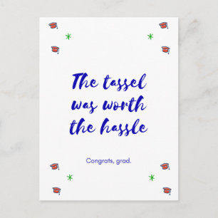 Afstuderen - Tassle was het briefkaart van de ruzi