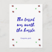 Afstuderen - Tassle was het gedoe briefkaart waard (Voorkant)