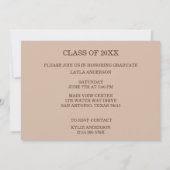 Afstuderen Taupe Gefeliciteerd met het Afstuderen  Kaart (Achterkant)