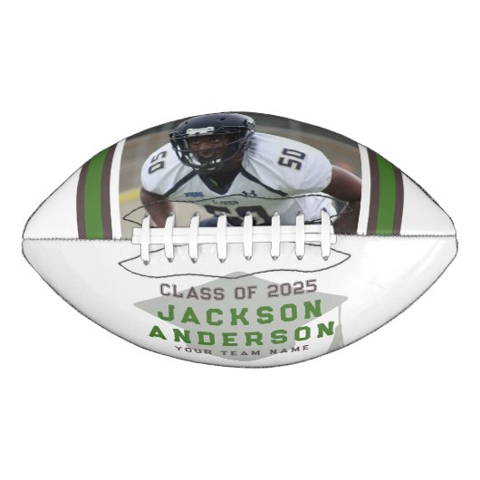 Afstuderen Team Naam  Foto Keepsake American Football (Voorkant)