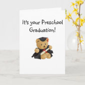 Afstuderen-Teddy draagt Kaart (Gele Bloem)