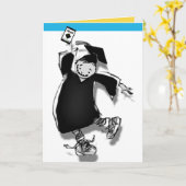 Afstuderen Teen Boy Kaart (Gele Bloem)