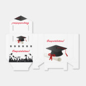 Afstuderen - Tent Favor Box Bedankdoosjes (Uitgevouwen)