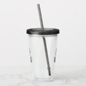 Afstuderen Thema Gepersonaliseerde Acryl Tumbler Drinkbeker (Links)