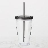 Afstuderen Thema Gepersonaliseerde Acryl Tumbler Drinkbeker (Rechts)