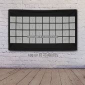 Afstuderen Thema met 40 Foto - Kan Kleur bewerken Spandoek