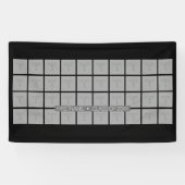 Afstuderen Thema met 40 Foto - Kan Kleur bewerken Spandoek (Horizontaal)