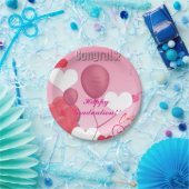 Afstuderen Thema Papieren Bordje (Feest)