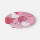 Afstuderen Thema Papieren Bordje (Gekanteld)