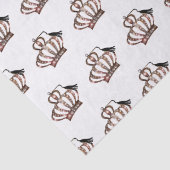 Afstuderen "Tiara" Tissuepapier (Detail)