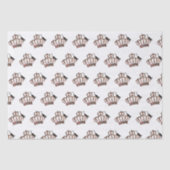 Afstuderen "Tiara" Tissuepapier (Voorkant)