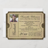 Afstuderen Ticket-uitvindingen Kaart (Voorkant)