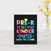 Afstuderen Tie Dye Kleuterschool Hier komen we Kaart (Gele Bloem)