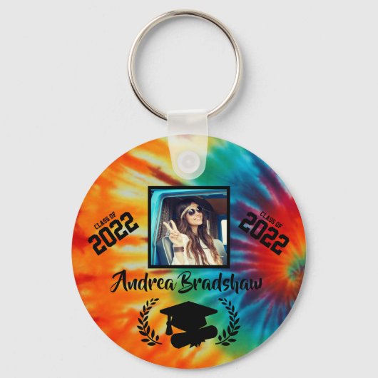 Afstuderen Tie Dye Sleutelhanger (Voorkant)