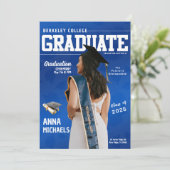 Afstuderen Tijdschrift Afstudeeraankondiging  Kaart (Staand voorkant)