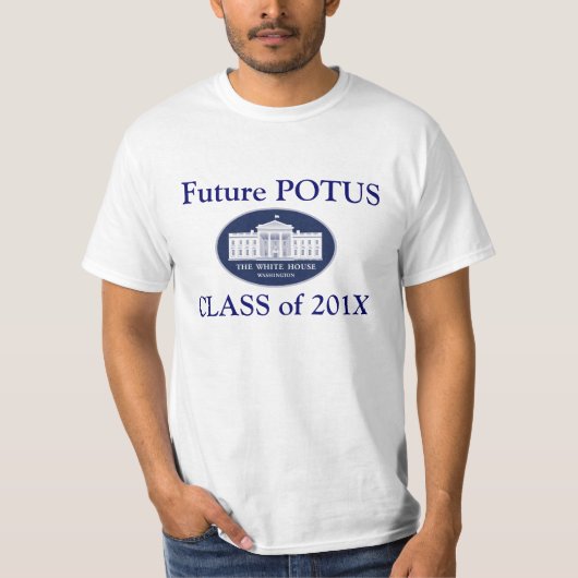 Afstuderen Toekomstig President Shirt (Voorkant)
