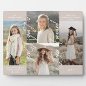 Afstuderen Toen & Nu Afstudeerder Fotocollage Keep Fotoplaat (Voorkant)